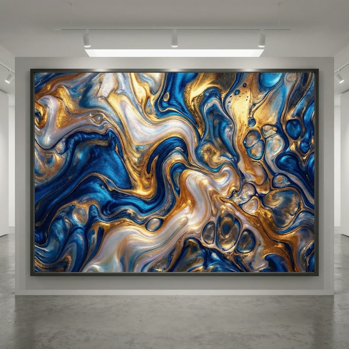 Абстрактное фото, сгенерированное Nano Banana Pro по текстовому описанию