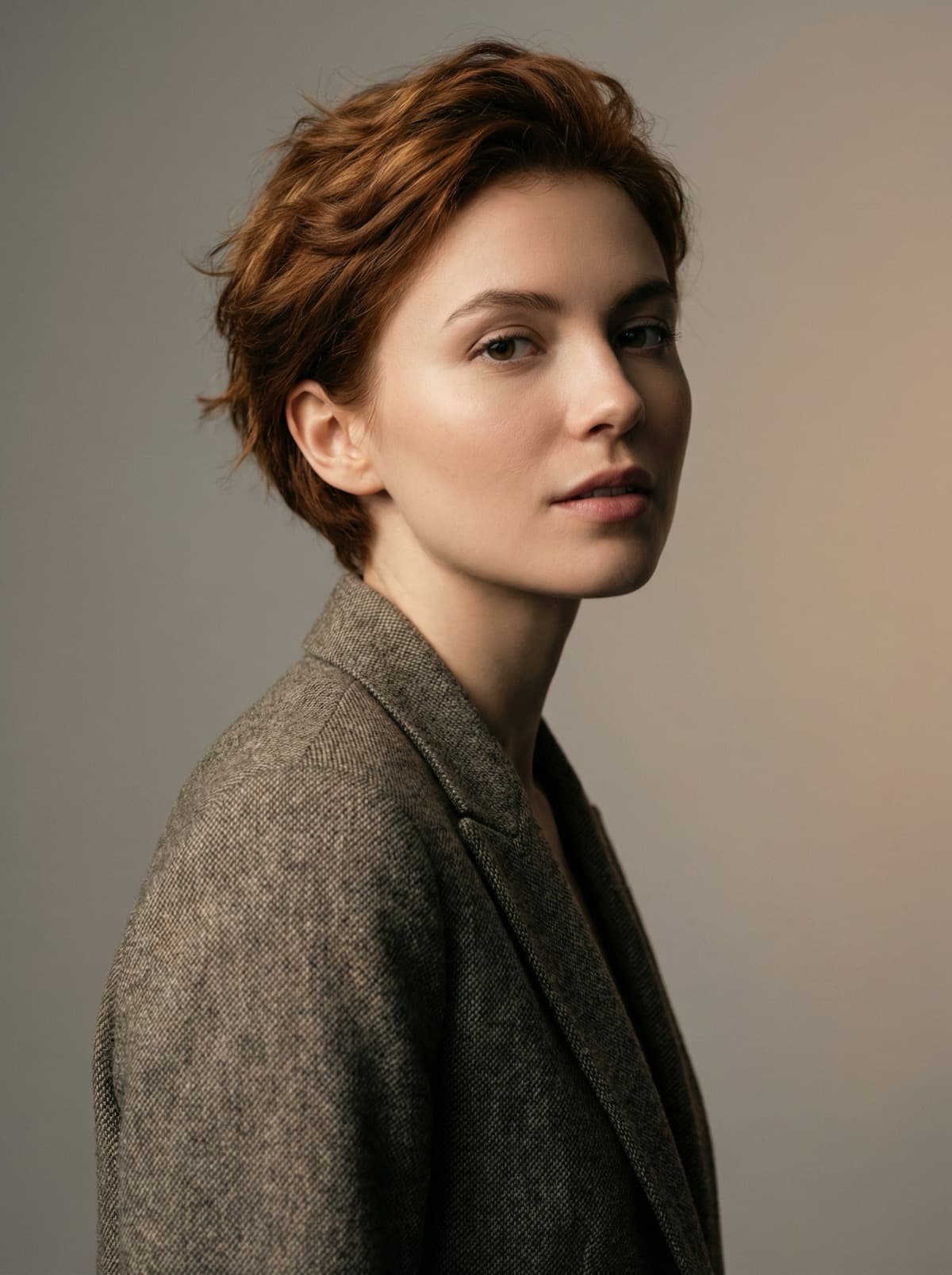 Студийный портрет, сгенерированный нейросетью Nano Banana Pro