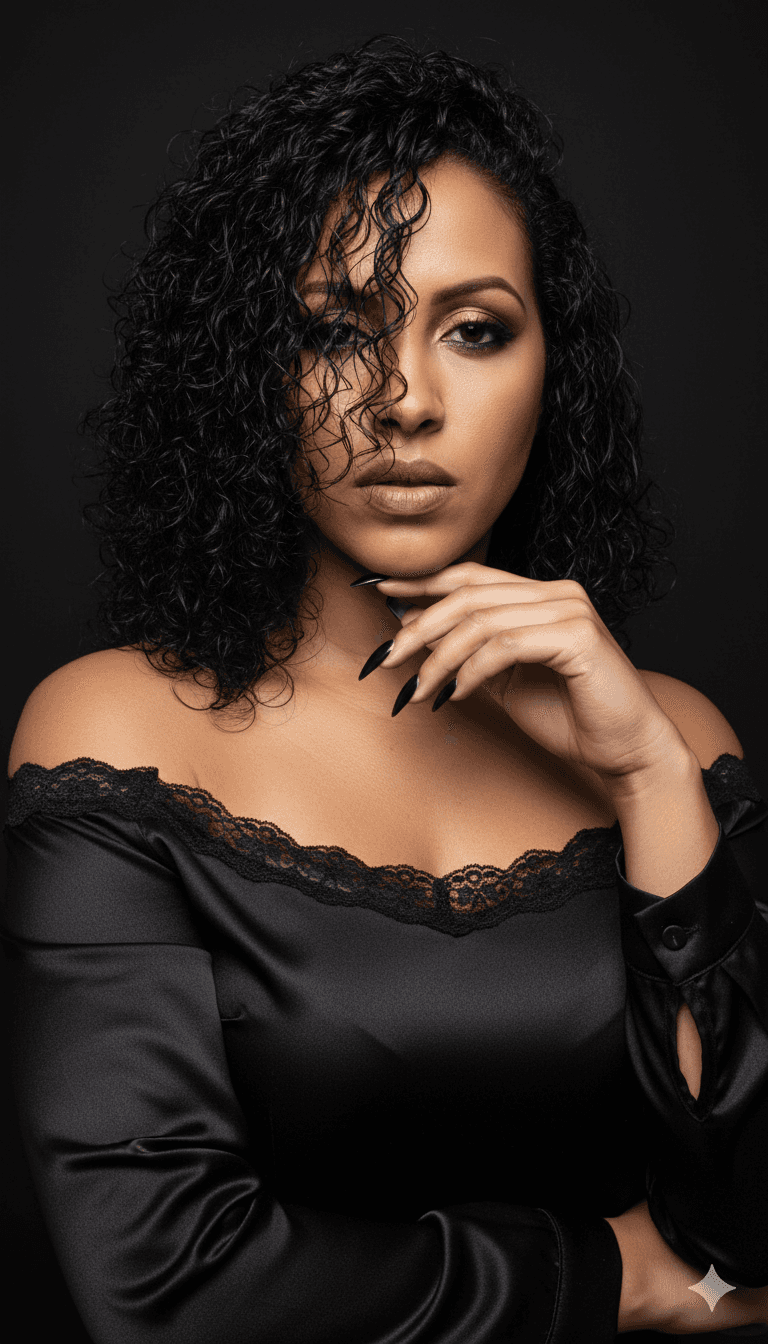 Гламурный портрет — пример нейрофотосессии