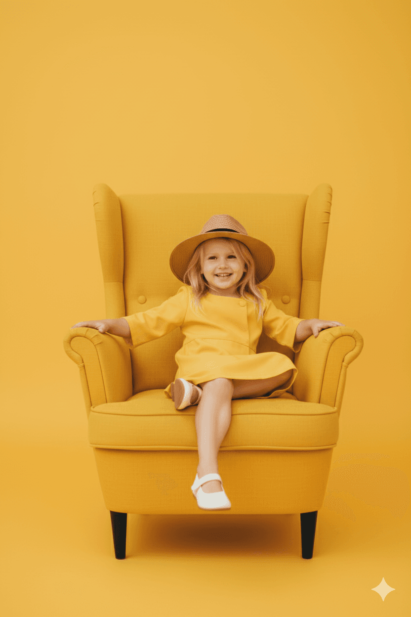 Радость в солнечном свете — промпт для генерации фото нейросетью Nano Banana