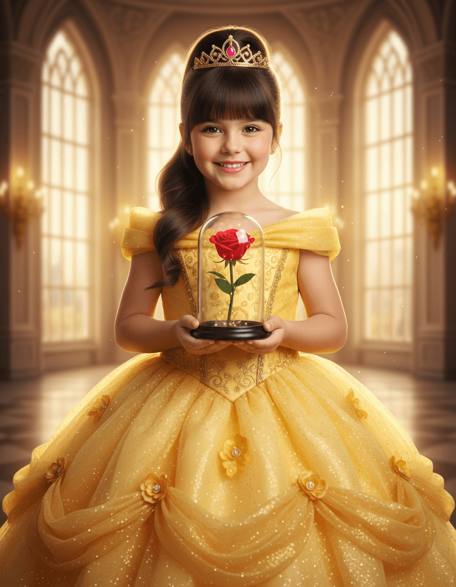Маленькая принцесса — промпт для генерации фото нейросетью Nano Banana