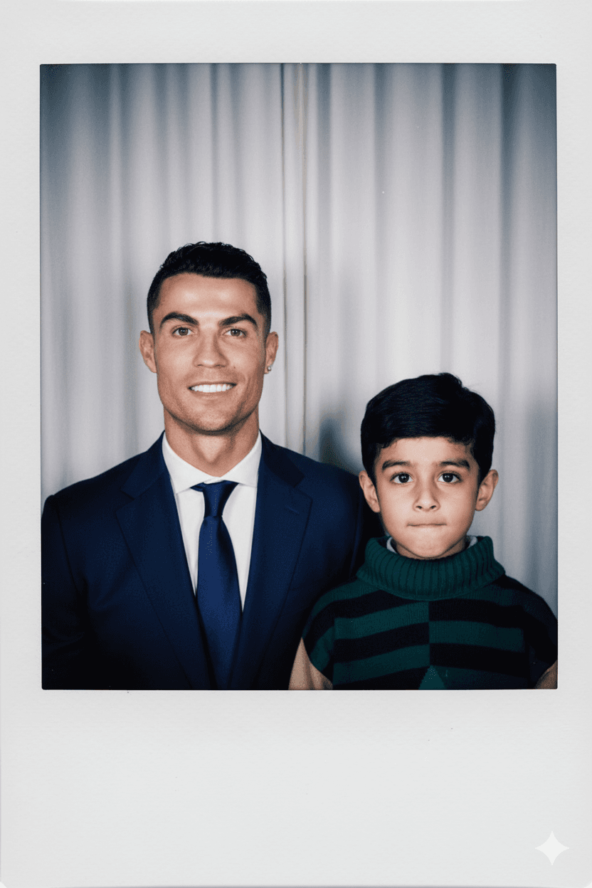 Полароид — ретро-фото — промпт для генерации фото нейросетью Nano Banana