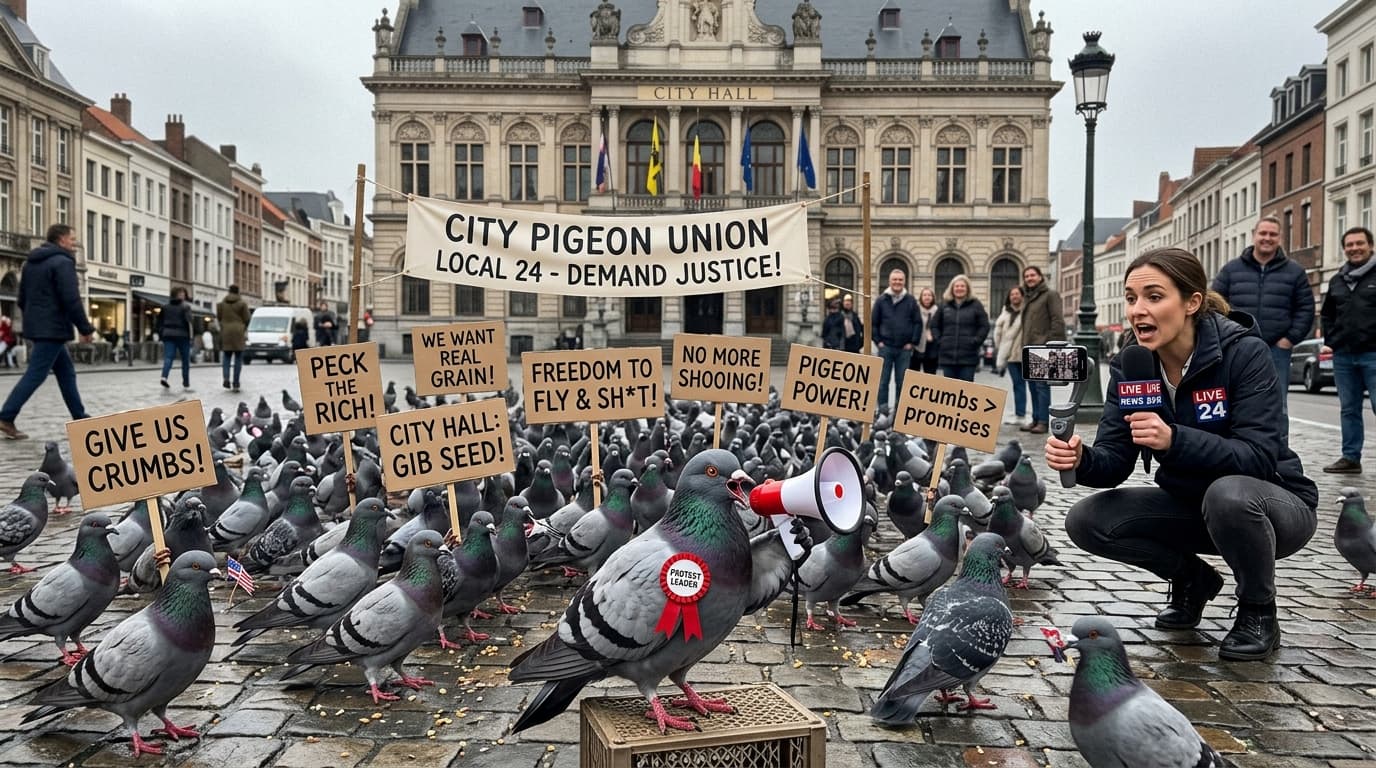 Голуби забастовали