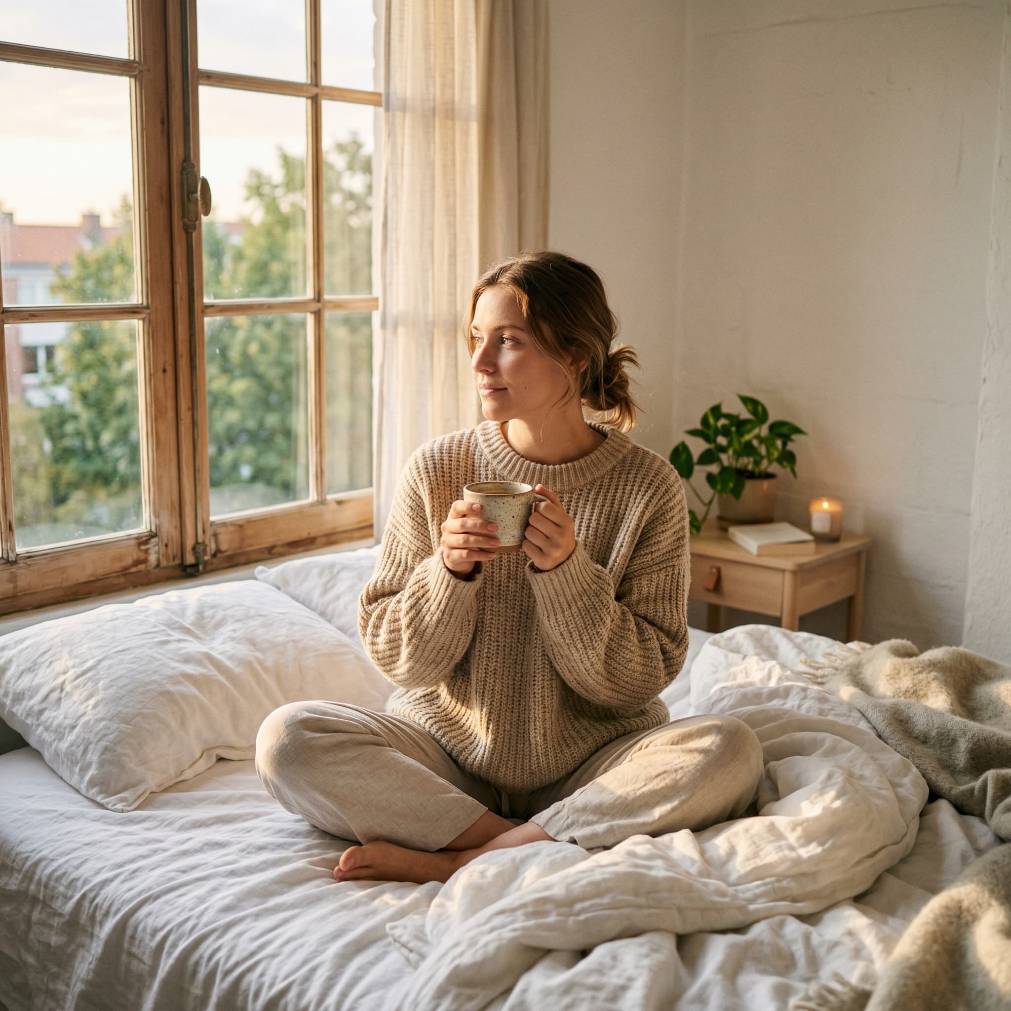 Утренний ритуал у окна